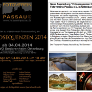 Einladung Fotoausstellung