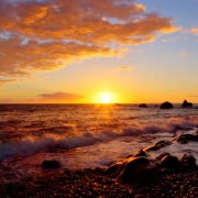 La Palma - Sonnenuntergang zwischen Puerto Naos und La Bombilla