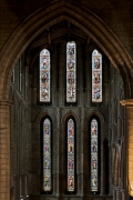 Kirchenfenster der Hexham Abbey