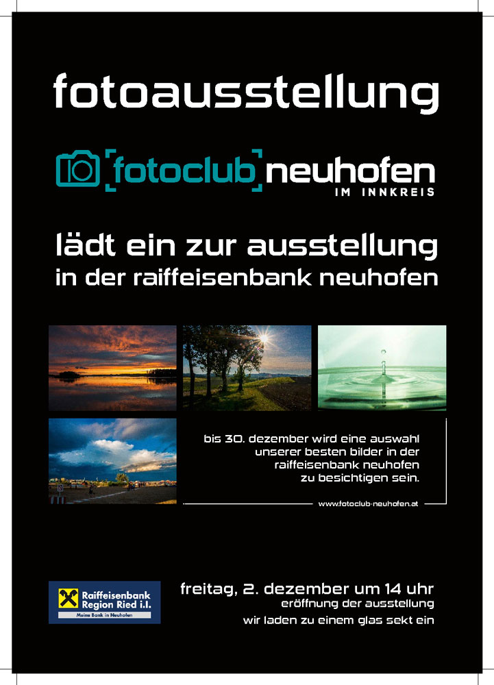 Plakat der Ausstellung in Neuhofen 2016